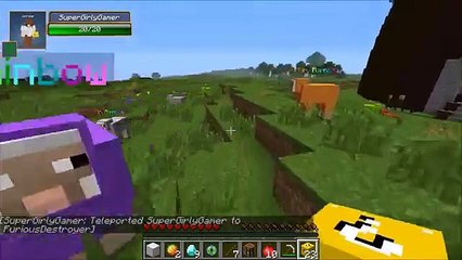 Minecraft_ FIRE DEMON CHALLENGE GAMES - Lucky Block Mod - Modded Mini-Game