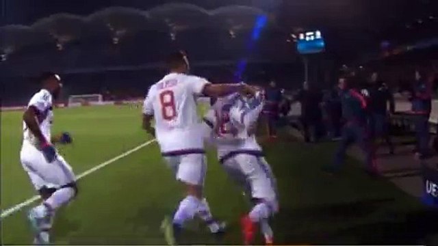 Jordan Ferri 1-0 - Olympique Lyon 1-0 KAA Gent - Champions League - 24.11.2015