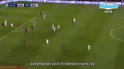 Edin Dzeko Fantastic CHANCE  BARCELONA 1-0 ROMA