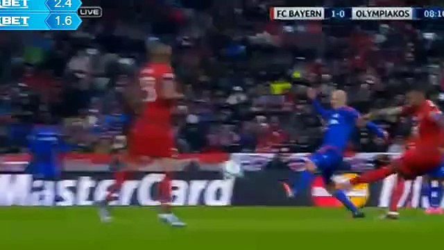 Douglas Costa 1-0 _ Bayern Munich v. Olympiakos 24.11.2015 HD_HIGH