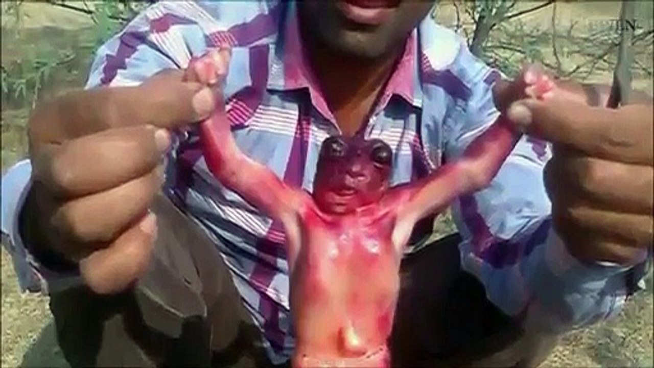 Human like Creature Found Beneath Earth