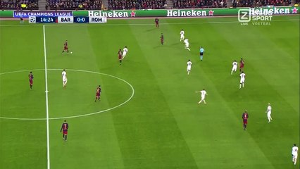 Luis Suarez 1-0 |s Barcelona - AS Roma 24.11.2015 HD