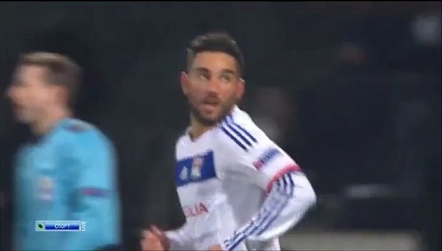 1-0 Jordan Ferri Goal UEFA Champions League Group H - 24.11.2015, Lyon 1-0 KAA Gent