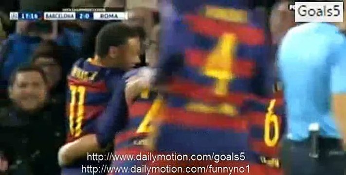 Lionel Messi Goal Barcelona 2 - 0 AS Roma Champions League 24-11-2015