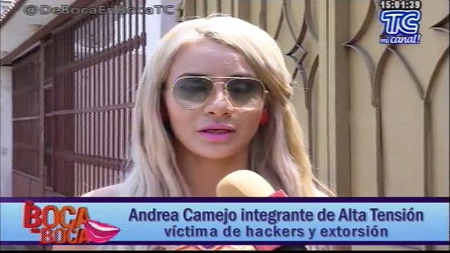 Conocida rubia de la farándula es víctima de extorsión en las redes sociales