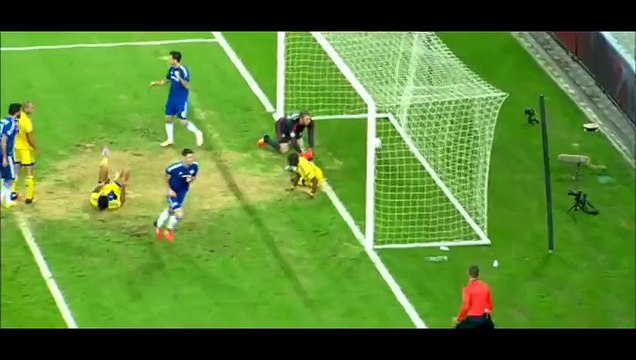 Goal Gary Cahill - Maccabi Tel Aviv 0-1 Chelsea - 24-11-2015