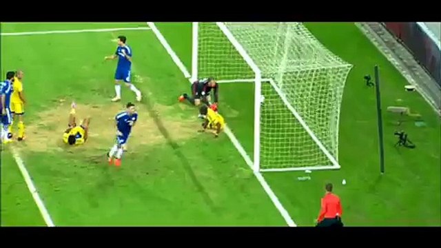 Gary Cahill Fantastic GOAL - Maccabi Tel Aviv 0-1 Chelsea - 24-11-2015
