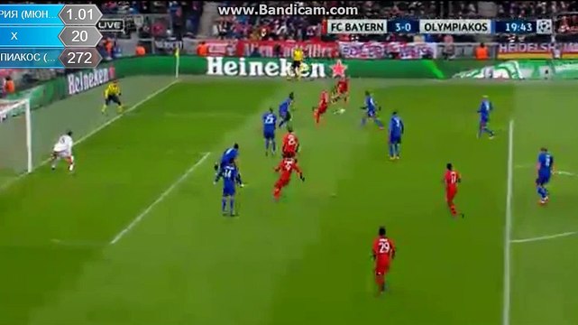 Bayern München - Olympiakos Pireus 3-0 Muller