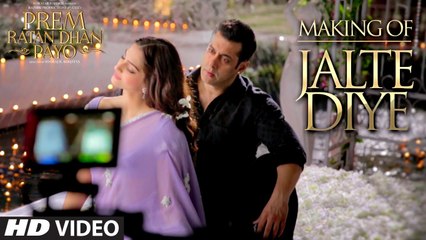 Making of 'Jalte Diye' VIDEO Song | Prem Ratan Dhan Payo|  Salman Khan, Sonam Kapoor | Movie song
