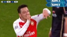 1-0 Mesut Özil Fantastic Diving Header Goal - Arsenal v. Dinamo Zagreb 24.11.2015 HD