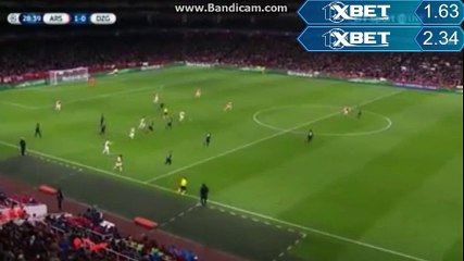 Arsenal - Dinamo Zagreb 1-0 Ozil