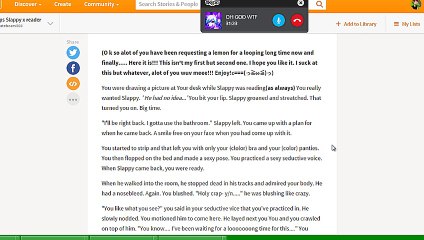 slappy fanfic reading