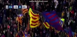 Barcelona vs AS Roma 2-0 - All Goals First Half (Messi, Suarez Goals) - Champions League
