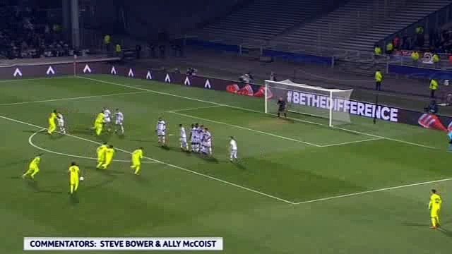 1-1 Danijel Milicević Absolutely Fantastic Free-Kick Goal _ Olympique Lyon v. KAA Gent 24.11.2015