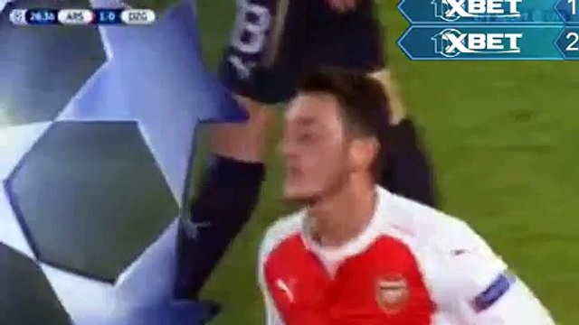 1st Half Goals & Highlights Arsenal v. Dinamo Zagreb 24.11.2015 HD