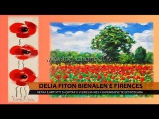 Delia fiton Bienalen e Firences - Top Channel Albania - News - Lajme