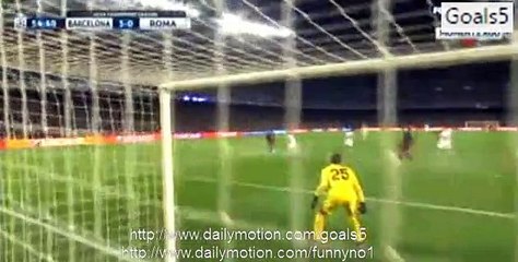 Gerard Pique Goal Barcelona 4 - 0 AS Roma Champions League 24-11-2015