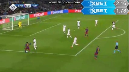 FC Barcelona - AS Roma 5-0 Messi