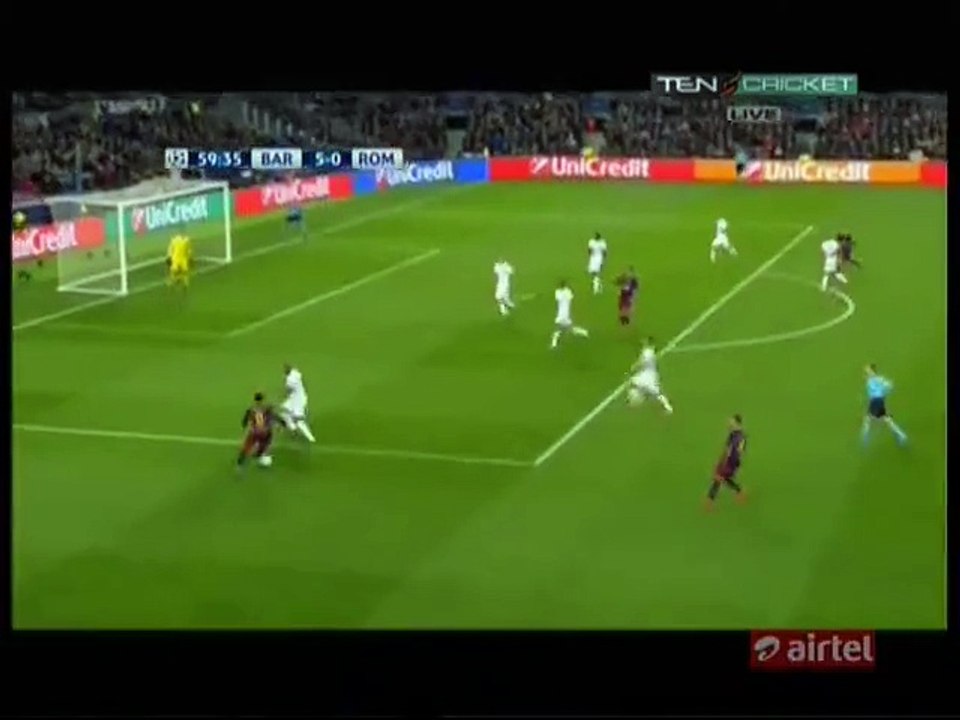 5-0 Lionel Messi Magical Volley Goal_ Barcelona v. AS Roma - 24.11.2015 HD