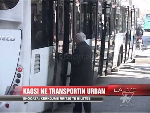 Kaosi në transportin urban - News, Lajme - Vizion Plus