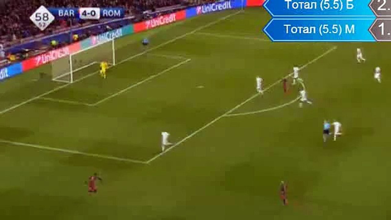 Lionel Messi 5-0 Second Goal _ Barcelona v. Roma 24.11.2015 HD_HIGH