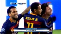 Messi Goal 5:0 - Fc Barcelona vs As Roma - 24.11.2015