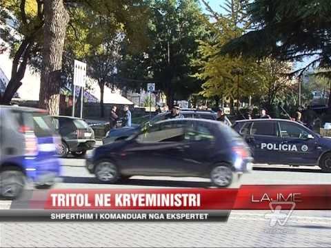 Eksploziv makines pranë Kryeministrisë. - News, Lajme - Vizion Plus