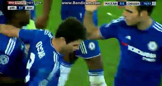 Oscar Goal 0-3 Maccabi Tel Aviv vs Chelsea 24.11.2015 Champions League