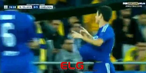 OSCAR Header Goal - Maccabi Tel Aviv 0 - 3 Chelsea - 24-11-2015 HD