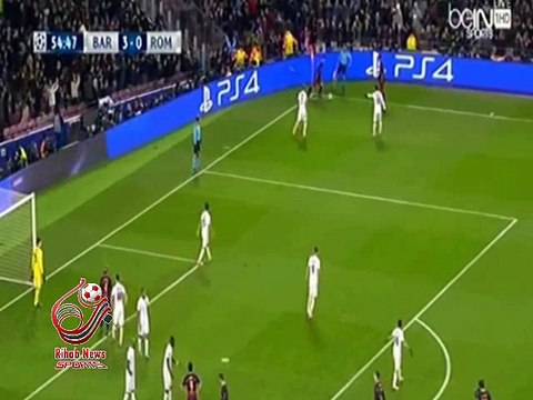 هدف برشلونه الرابع ( برشلونة - أسبانيا 4 -0 روما - إيطاليا ) دورى ابطال اوروبا