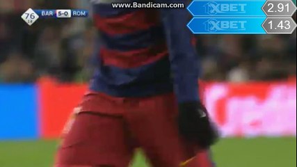 FC Barcelona - AS Roma 6-0 Adriano