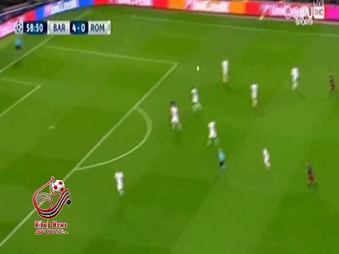 هدف برشلونه الخامس ( برشلونة - أسبانيا 5 -0 روما - إيطاليا ) دورى ابطال اوروبا