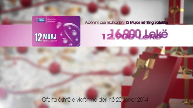 Tring nje oferte speciale per festat e fundvitit.