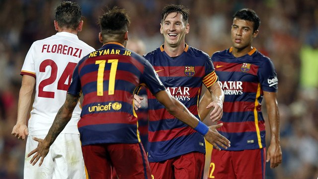 Barcelona 6-1 Roma (24.11.2015) Highlights, All Goals - Champions League