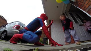 The Amazing SpiderDad Surprises Son Battling Cancer