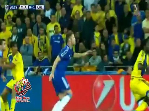 اهداف المباراه ( ماكابي تل أبيب - الكيان الصهيوني 0 -4 تشيلسي - إنجلترا ) دورى ابطال اوروبا