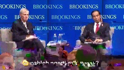 Jokowi Berdialog Bahasa Inggris di Amerika