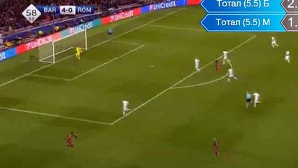 Lionel Messi 5-0 Second Goal _ Barcelona v. Roma 24.11.2015 HD