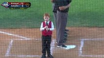 Boy Battles Through Hiccups While Performing National Anthem