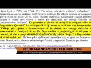 PD: 30 amendamente për buxhetin - Top Channel Albania - News - Lajme
