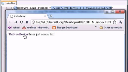 XHTML and CSS Tutorial - 25 - Styling Links