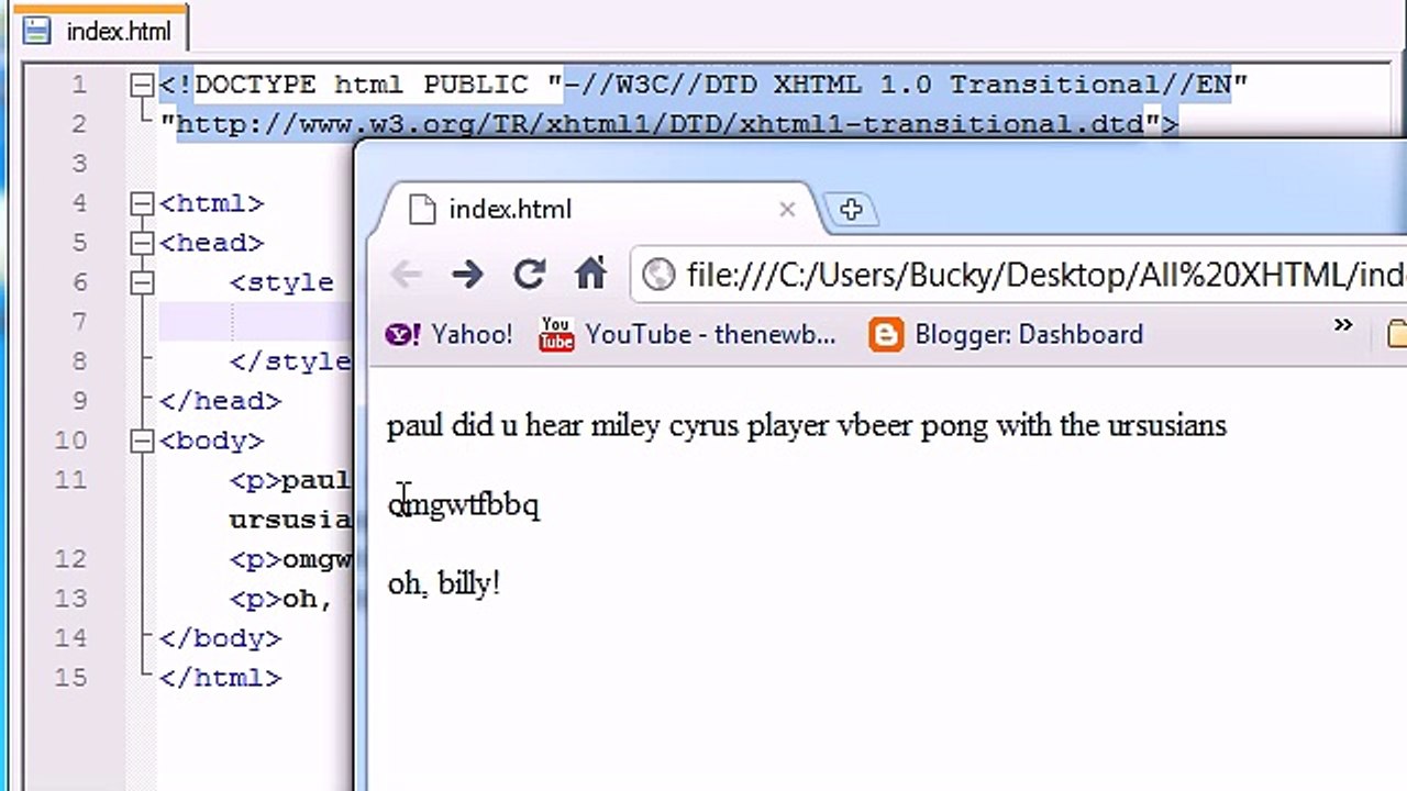 XHTML and CSS Tutorial - 33 - Pseudo Elements