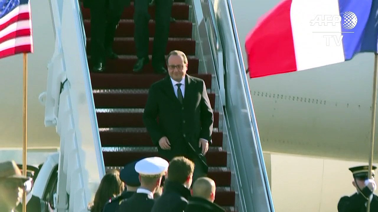 Etats-Unis: François Hollande rencontre Barack Obama