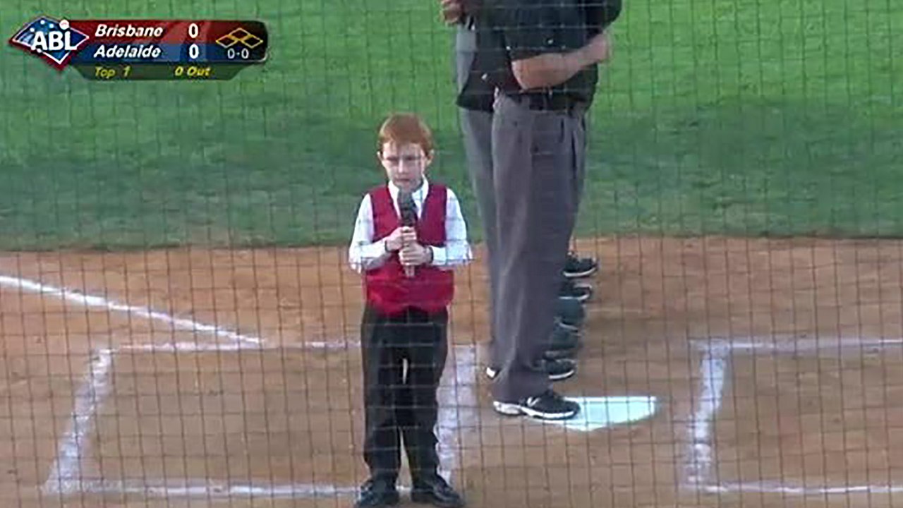 Boy Battles Through Hiccups While Performing Na...