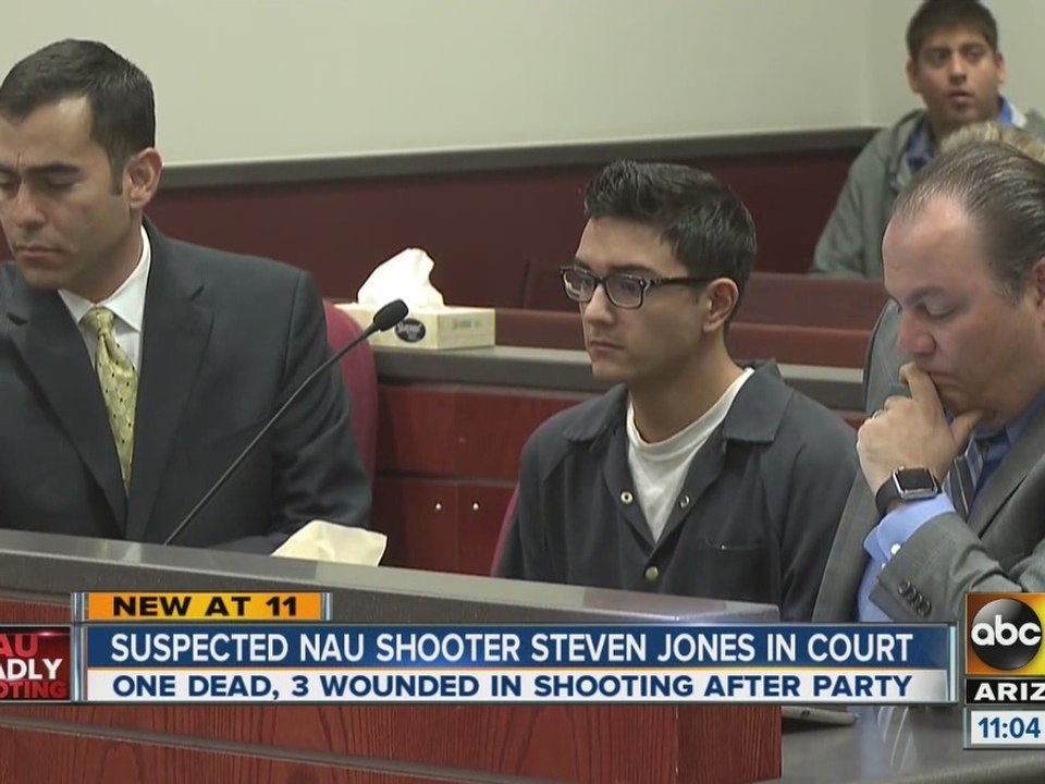 Suspected NAU shooter Steven Jones in court