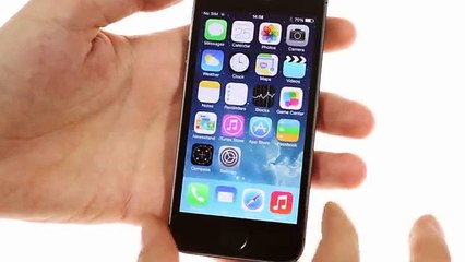 Apple iPhone 5s  user interface