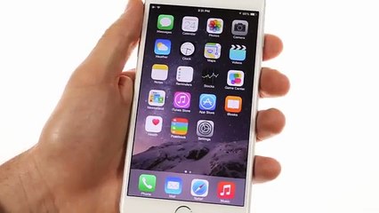 Apple iPhone 6 Plus  user interface