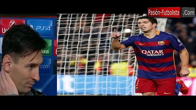 Barcelona vs Roma 6-1 Entrevista a Lionel Messi Champions League 24 11 20152