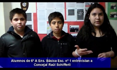 ENTREVISTA A RAUL SCHIFFERLI CONSEJAL COMUNA DE LAUTARO