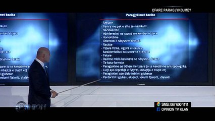 Opinion - Cfarë paragjykojmë! (6 janar 2014)